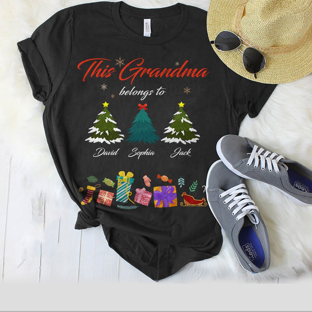Grandma Belong Christmas Tree Personalized Shirt