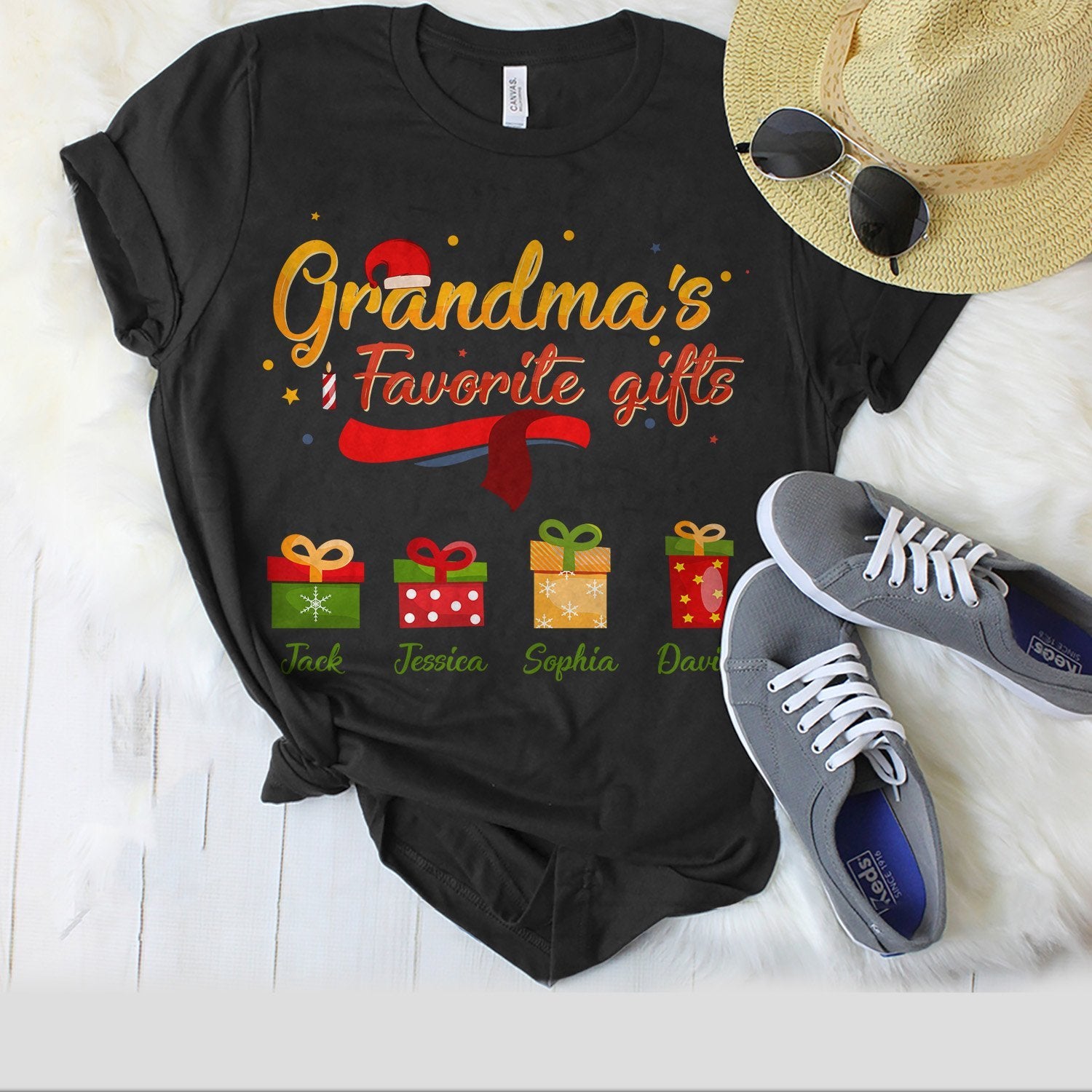 Grandma Favorite Gifts Personalized Shirt