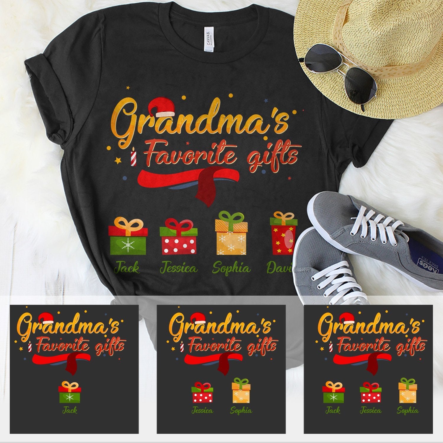 Grandma Favorite Gifts Personalized Shirt