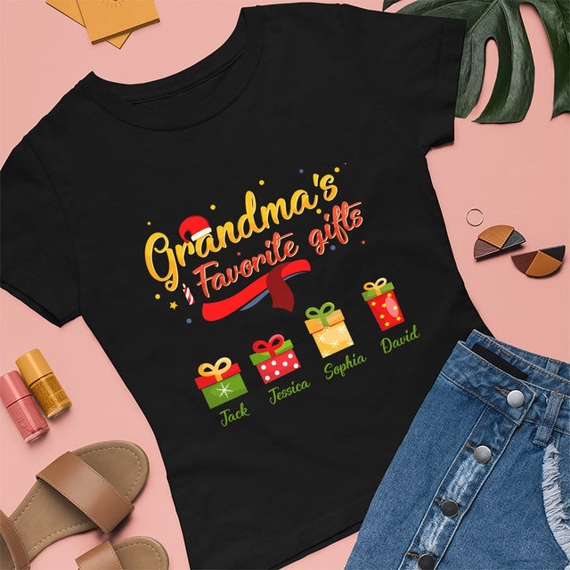 Grandma Favorite Gifts Personalized Shirt