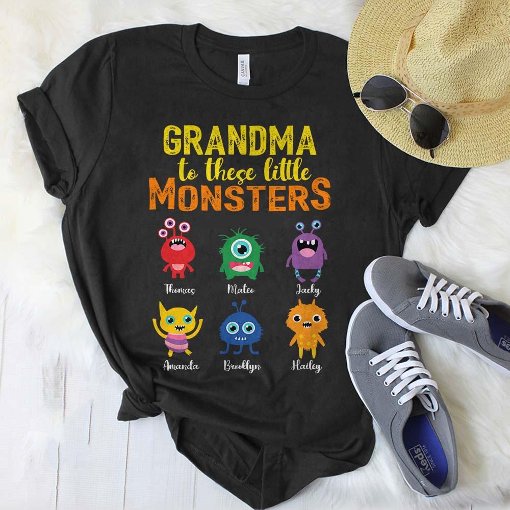 Grandma Little Monsters Personalized Shirt