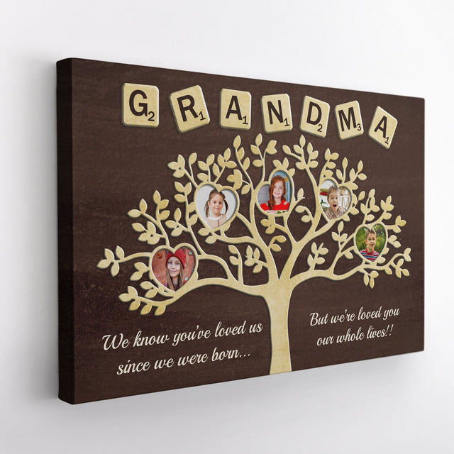 Grandma Tree - Custom Photo, Canvas