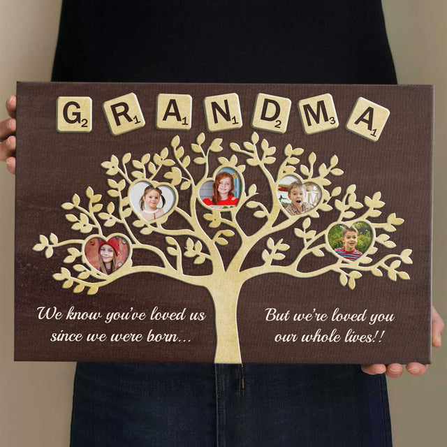 Grandma Tree - Custom Photo, Canvas