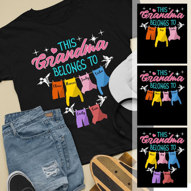 Grandma's Belong Personalized Shirt