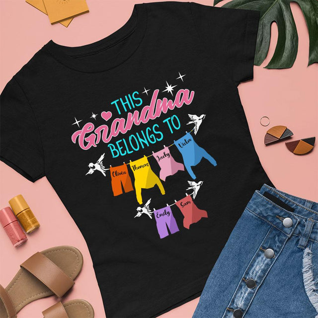Grandma's Belong Personalized Shirt