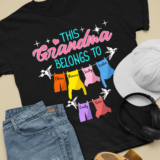 Grandma's Belong Personalized Shirt