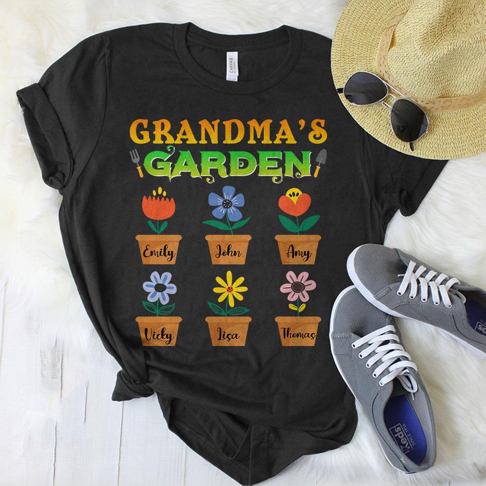Grandma's Garden Personalized Shirt