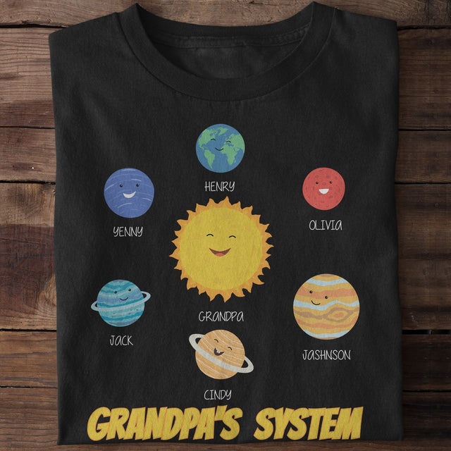 Grandpa's System Personalized Shirt