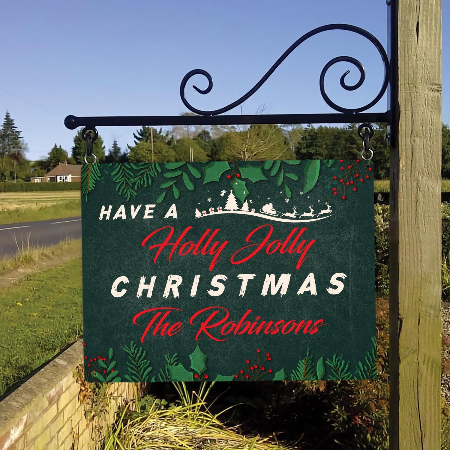 Have A Holly Jolly Christmas, Custom Christmas Sign
