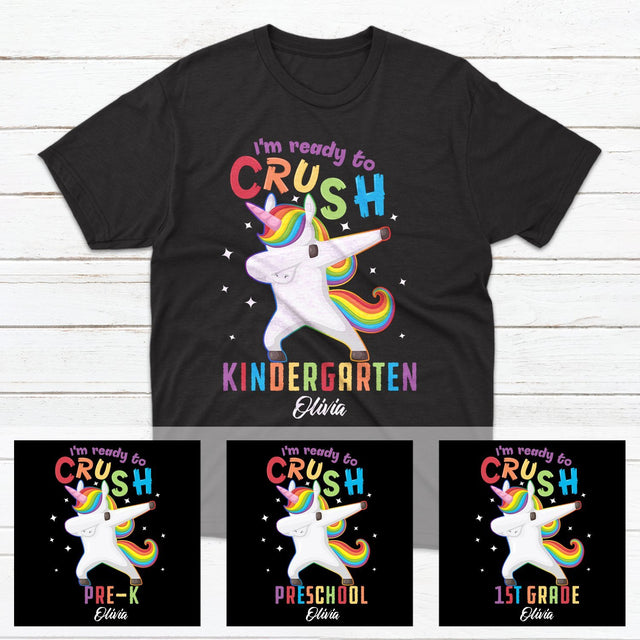 I'm Ready To Crush, Personalized School Shirt For Kid, Back To School