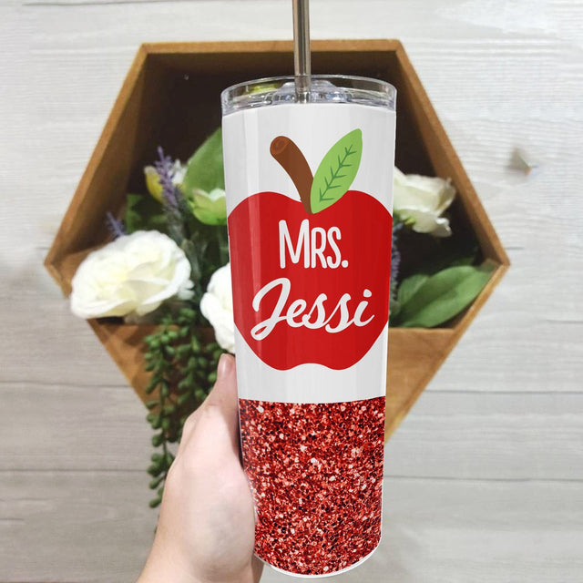 It Takes A Big To Teach Little Minds, Custom Name Tumbler