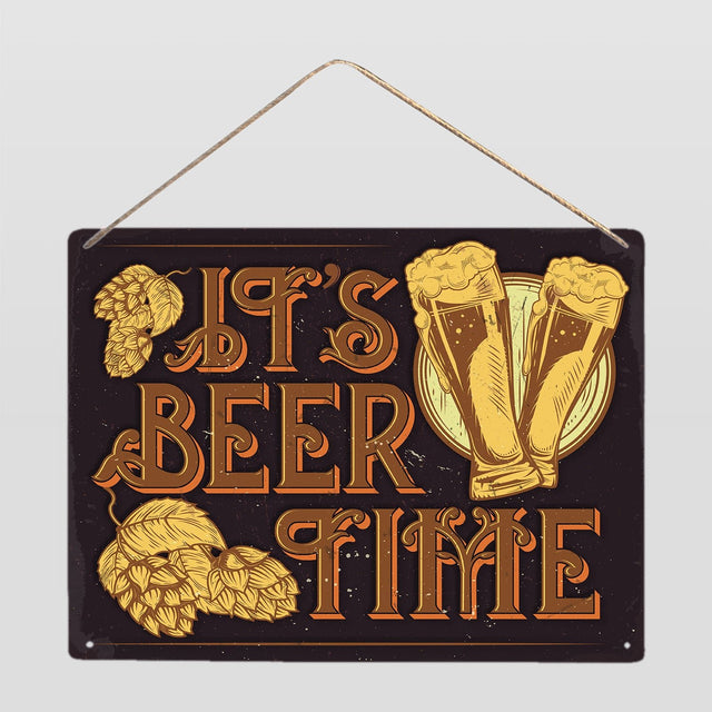 It's Beer Time, Metal Signs