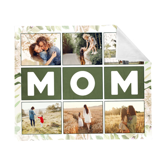 Mom Custom Photo Blanket