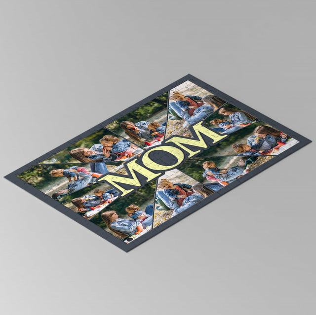 Mom Custom Photo Collage, 10 Pictures Jigsaw Puzzles