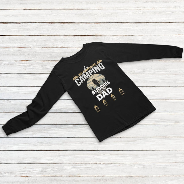My Favorite Camping Buddies Call Me Dad Personalized Shirt