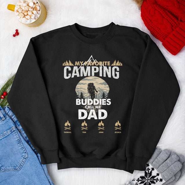 My Favorite Camping Buddies Call Me Dad Personalized Shirt