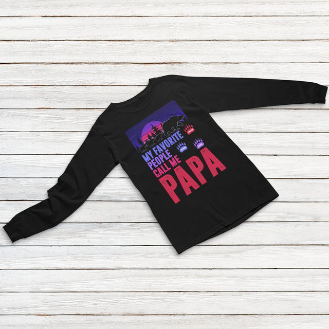 My Favorite People Call Me Papa Bear Personalized Shirt
