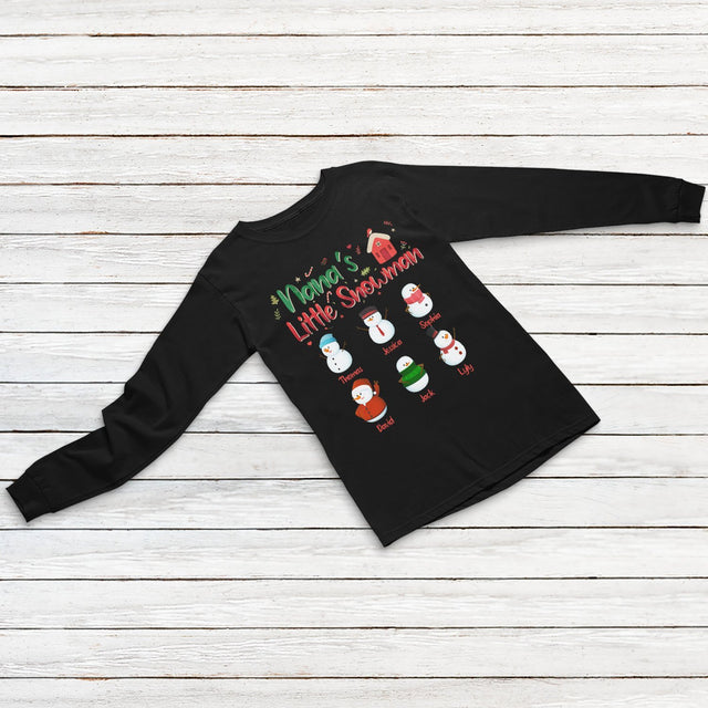 Nana Little Snowman Personalized Shirt
