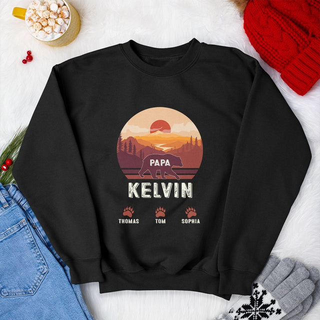 Papa Bear Personalized Shirt