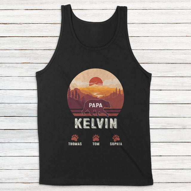 Papa Bear Personalized Shirt