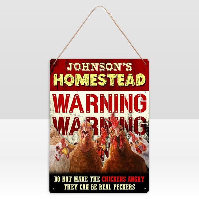 Personalized Chicken Coop, Homestead, Customized Farm Sign