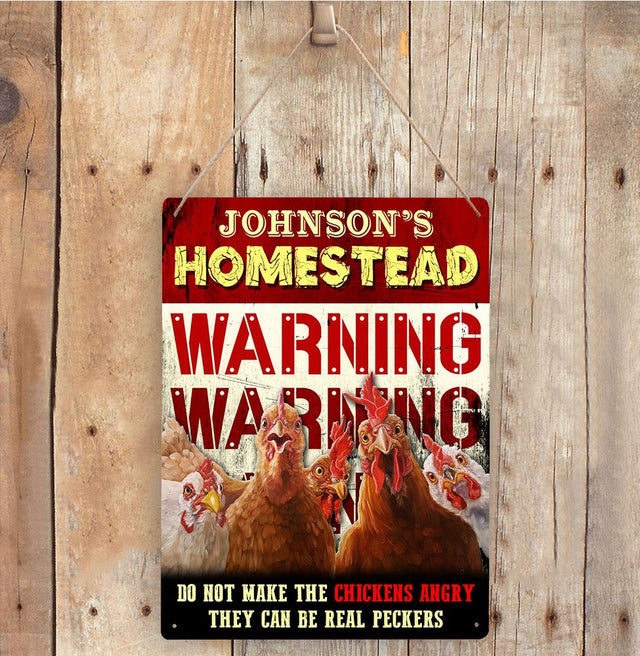 Personalized Chicken Coop, Homestead, Customized Farm Sign