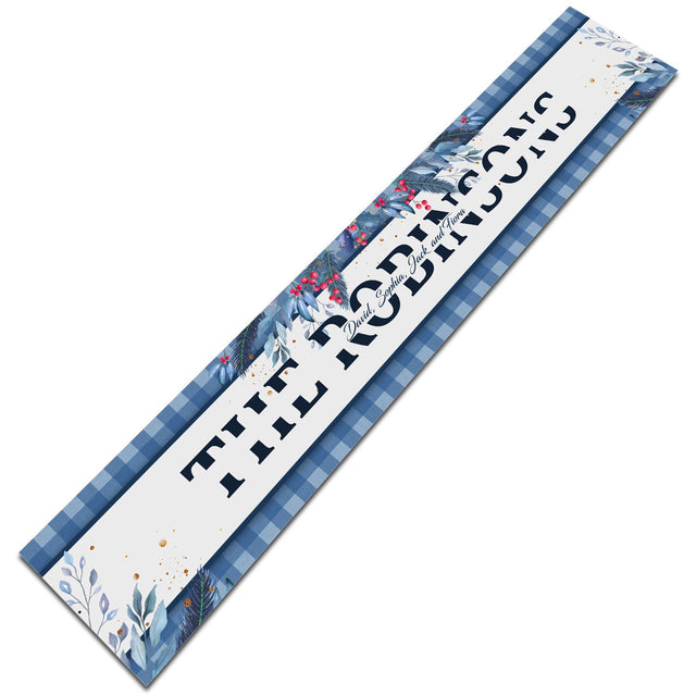 Personalized Table Runner, Custom Family Name