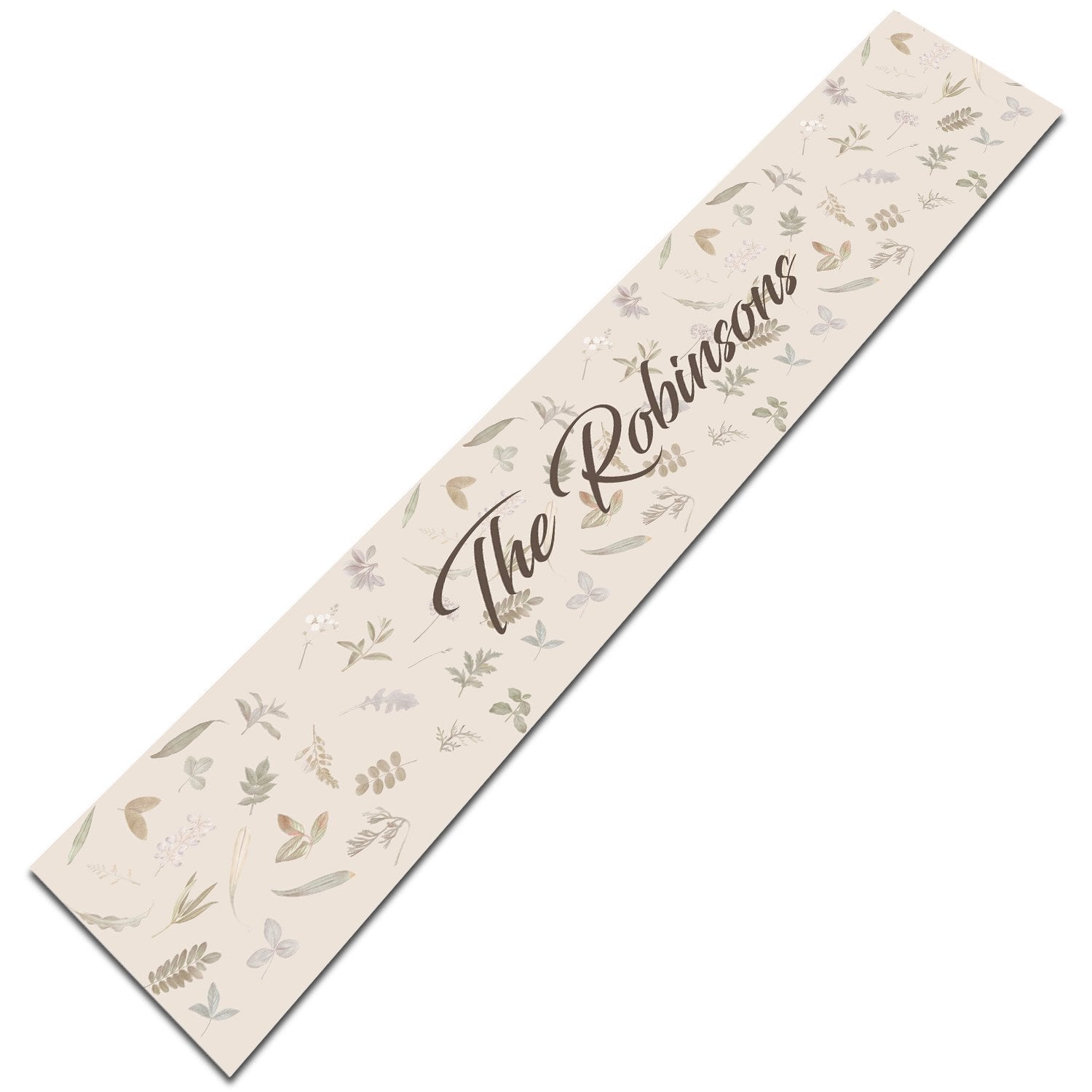 Personalized Table Runner, Custom Family Name