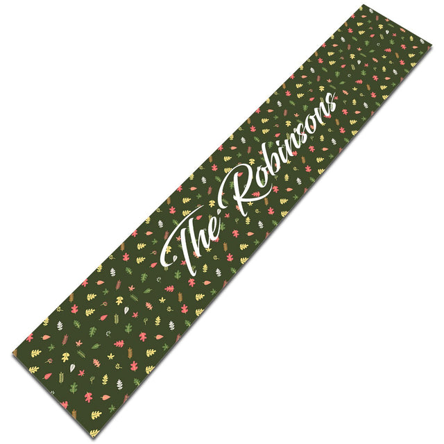 Personalized Table Runner, Custom Family Name