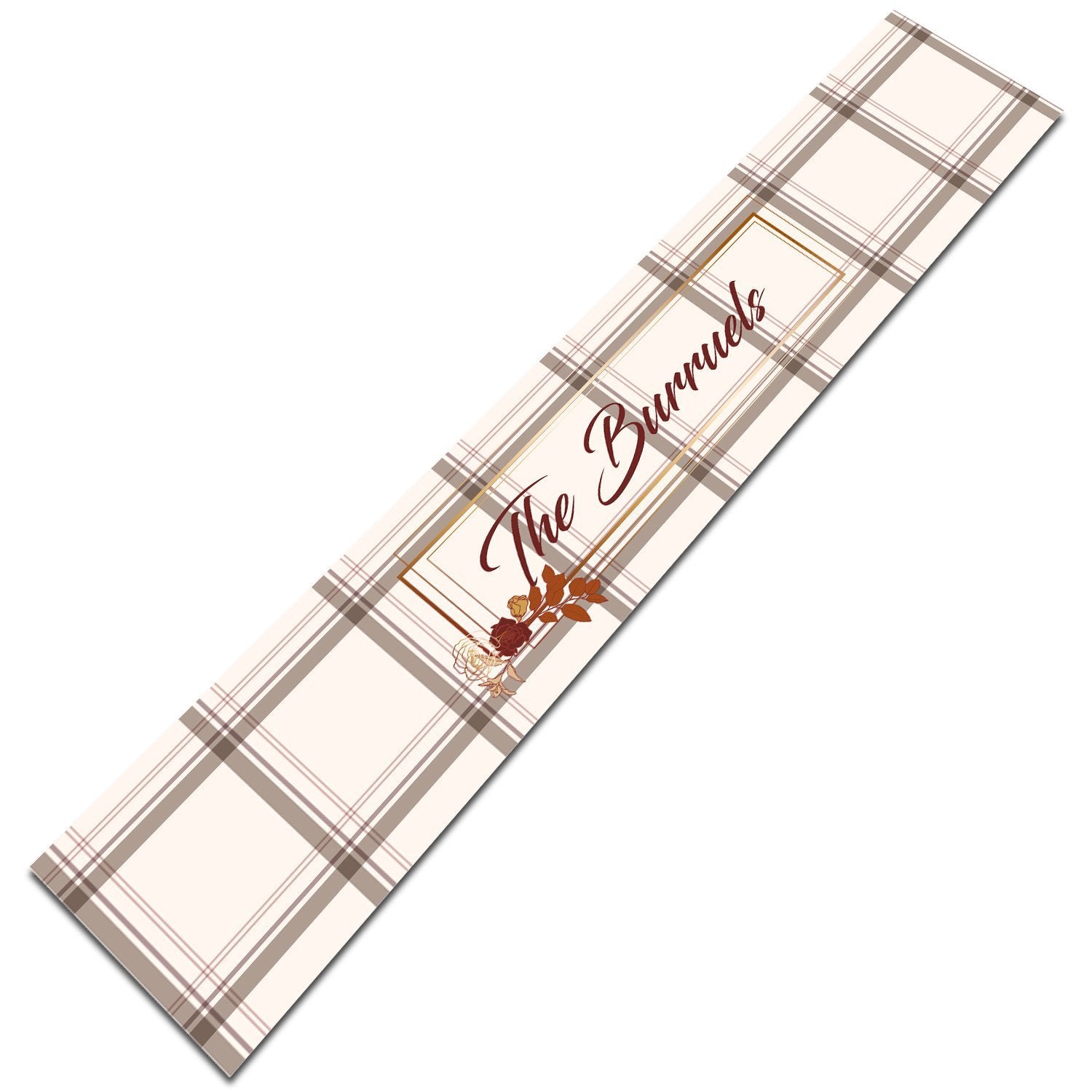 Personalized Table Runner, Custom Family Name
