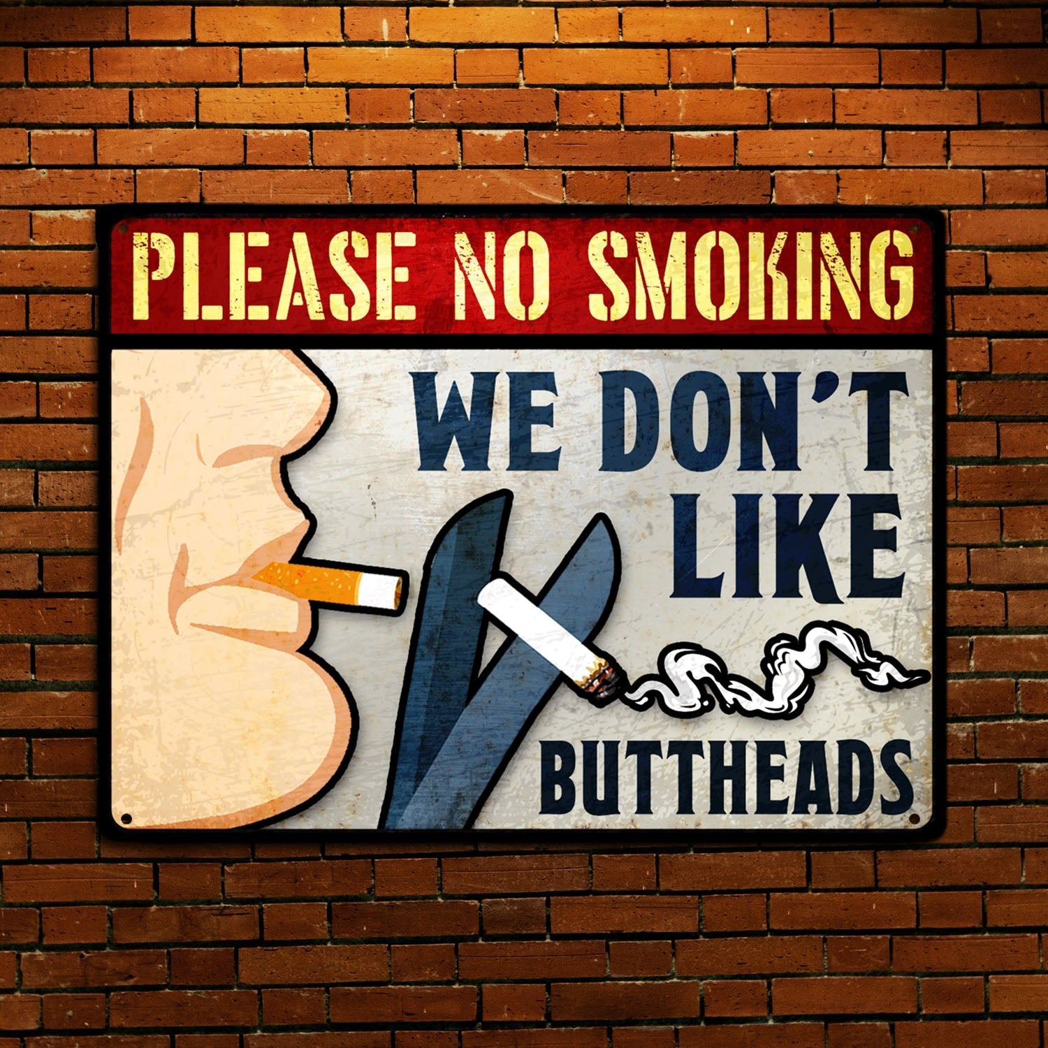 Please No Smoking We Don't Like Buttheads