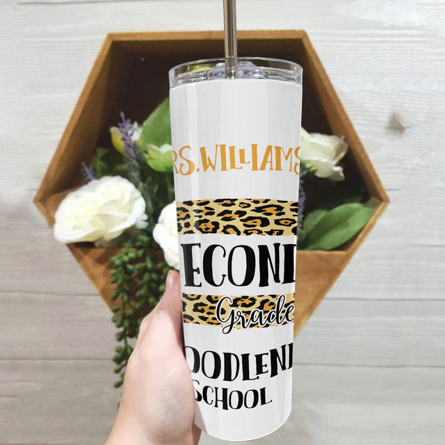 Teacher Love Inspire, Custom Teacher Tumbler