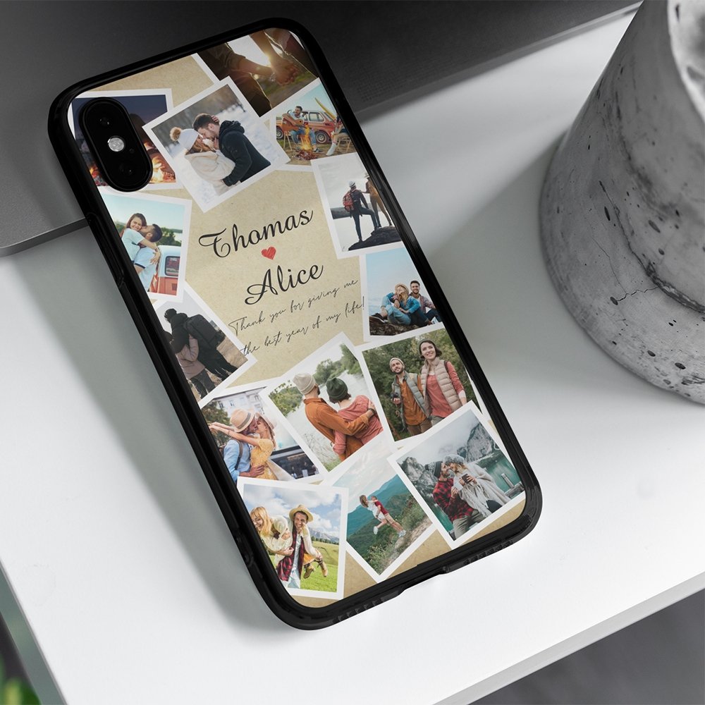 Thank You For Giving Me The Best Year Of My Life, Custom Photo Collage Phone Case