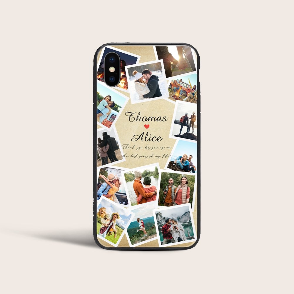 Thank You For Giving Me The Best Year Of My Life, Custom Photo Collage Phone Case