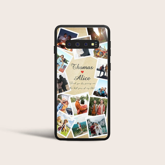 Thank You For Giving Me The Best Year Of My Life, Custom Photo Collage Phone Case