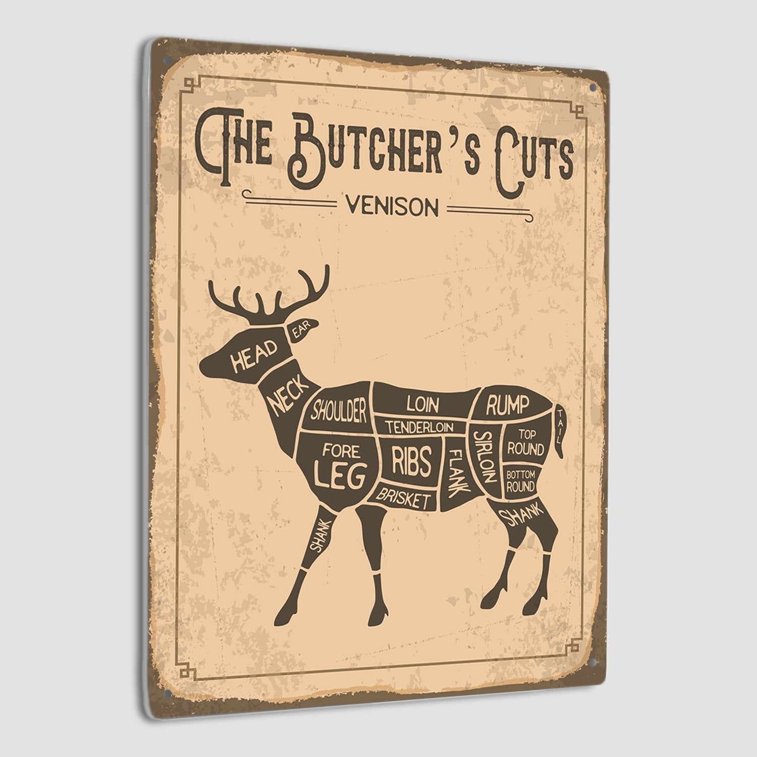 The Butcher's Cut's Venison, Metal Signs