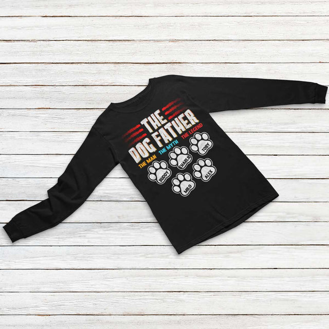 The Dog Father, The Man, The Myth, The Legend Personalized Shirt