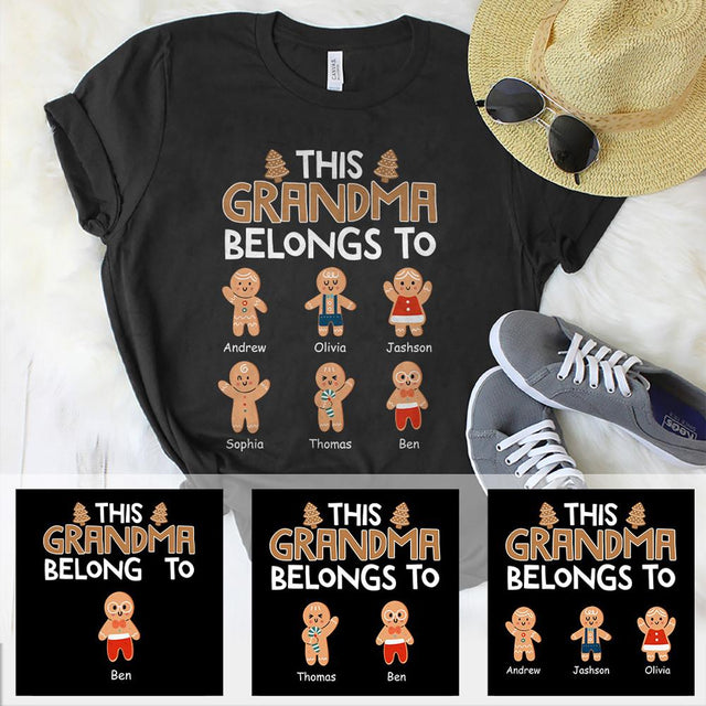 This Grandma Belongs To Personalized Shirt