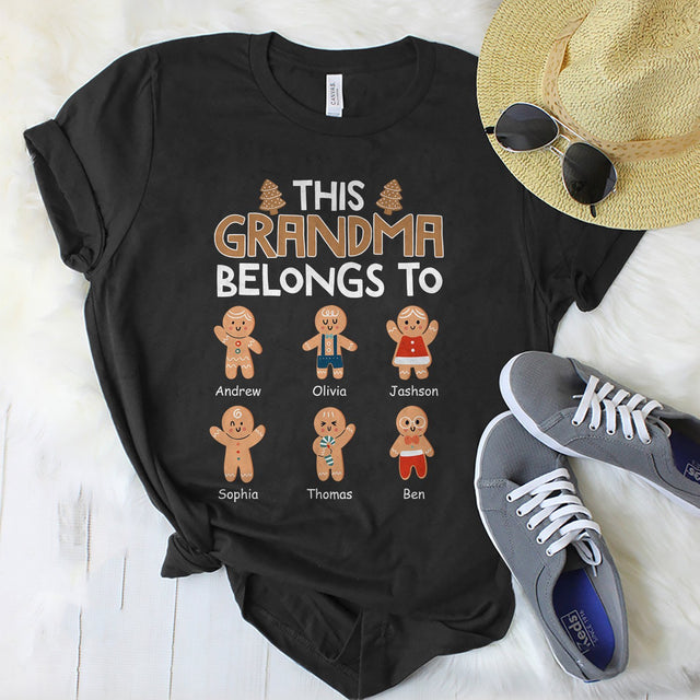 This Grandma Belongs To Personalized Shirt