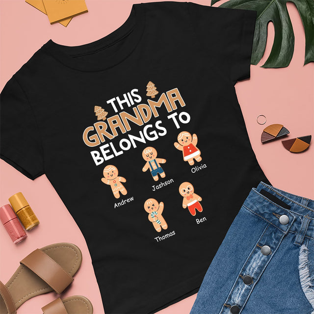 This Grandma Belongs To Personalized Shirt