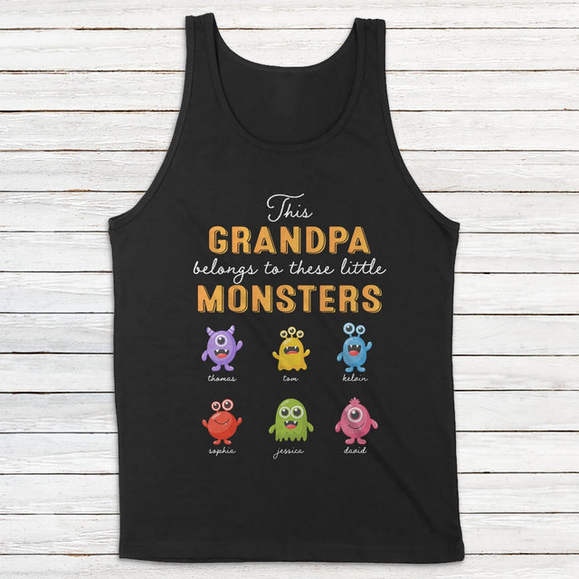 This Is Grandpa Monster Belong To Personalized Shirt