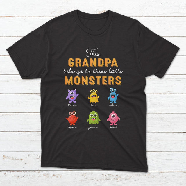 This Is Grandpa Monster Belong To Personalized Shirt