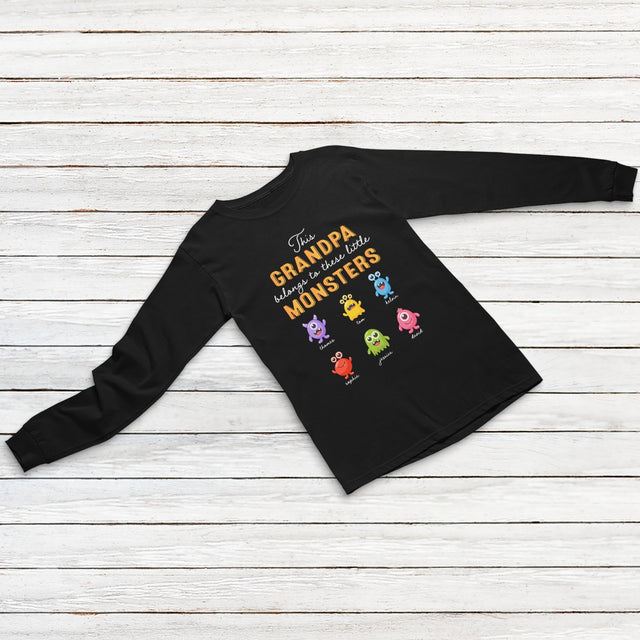 This Is Grandpa Monster Belong To Personalized Shirt