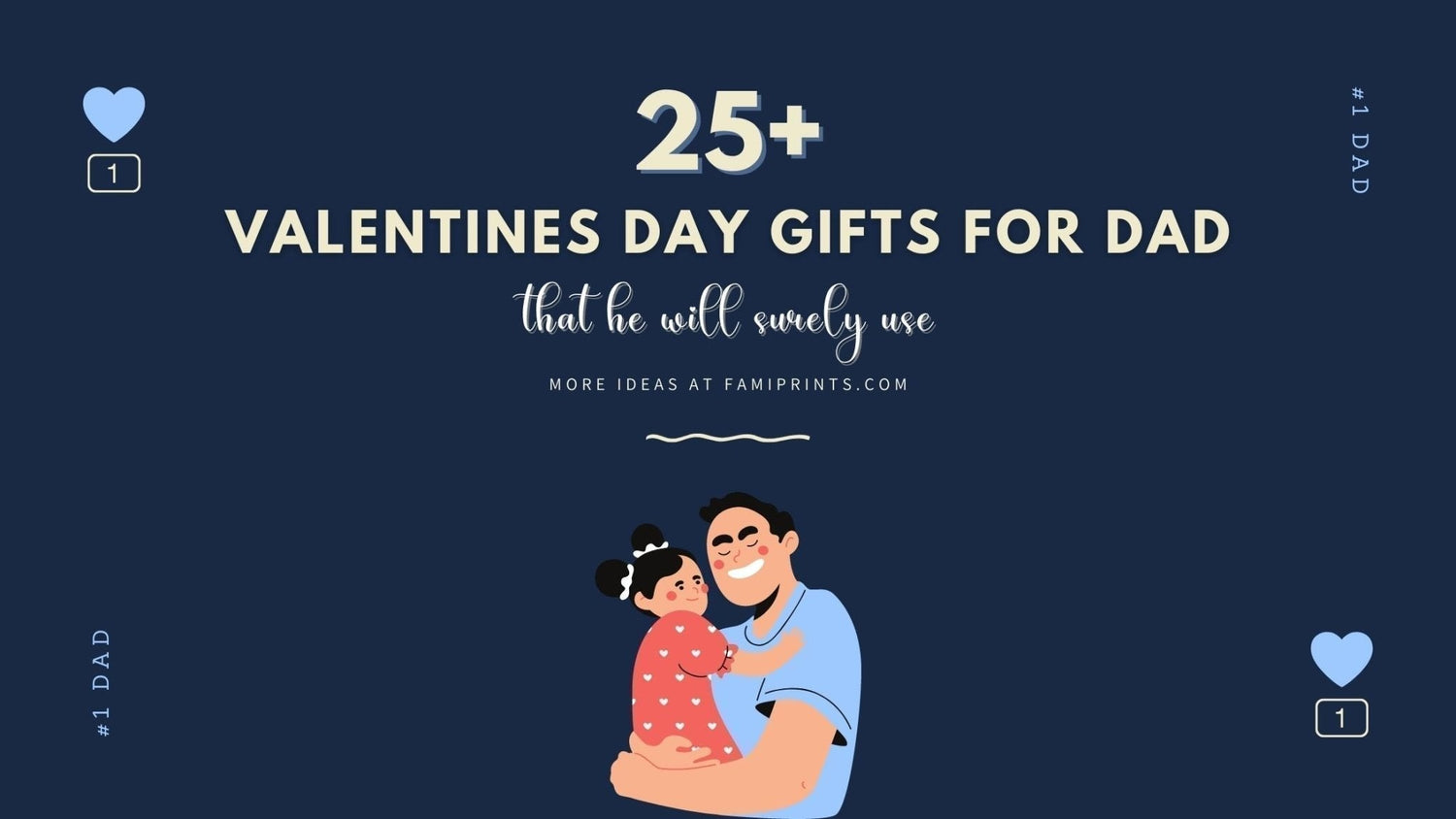 25+ Awesome Valentines Day Gifts For Dad That He'll Surely Use | FamiPrints | Trending Customizable Family Gifts