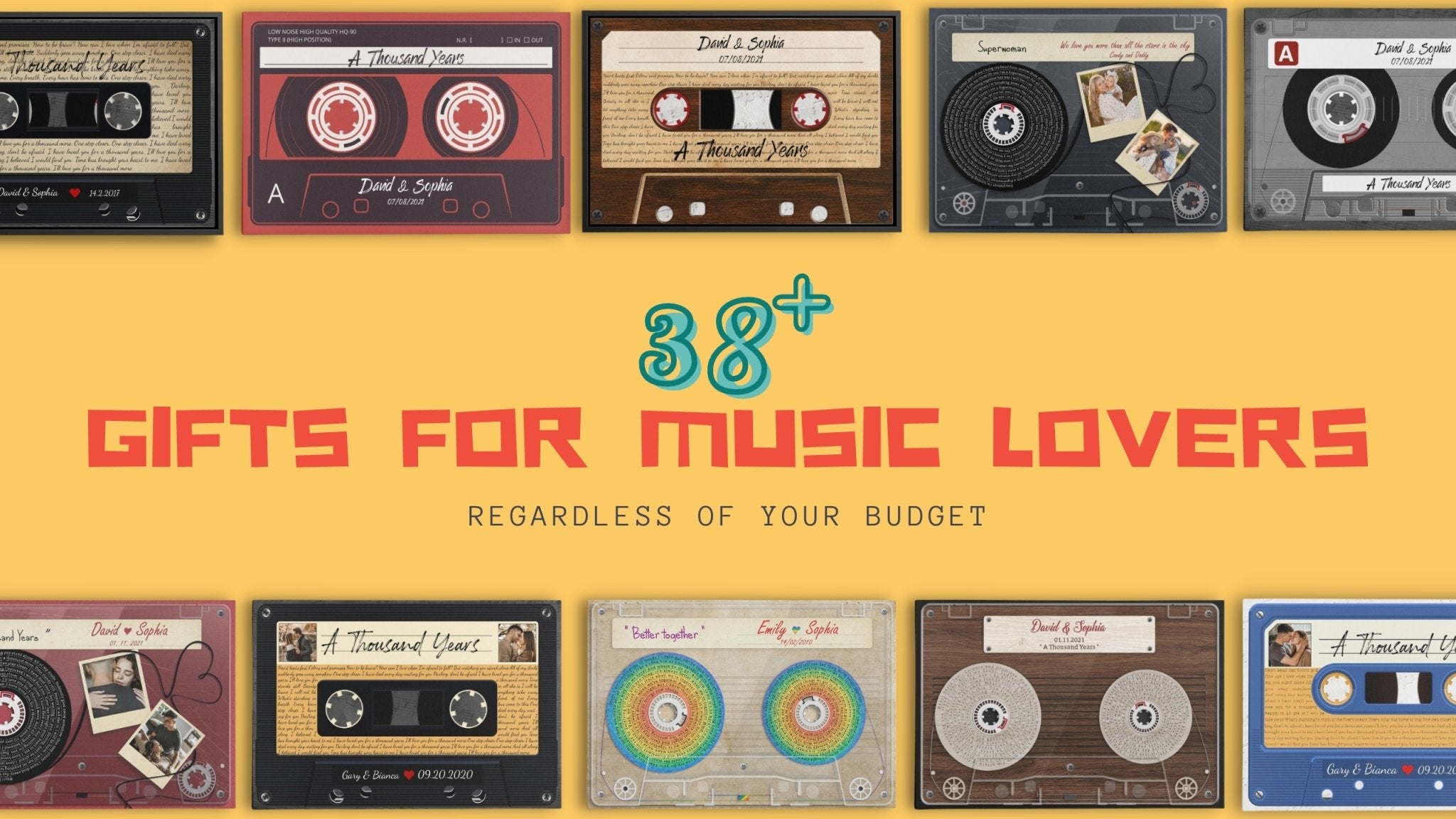 38+ Gifts For Music Lovers In Your Life Regardless Of Your Budget (2022 Gift Guide) | FamiPrints | Trending Customizable Family Gifts