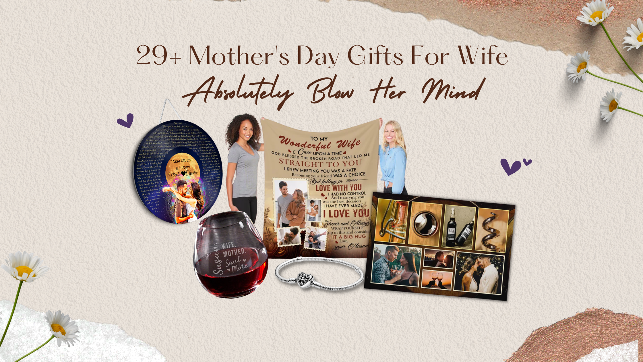39+ Awesome Mother's Day Gifts For Wife Absolutely Blow Her Mind - FamiPrints | Trending Customizable Family Gifts