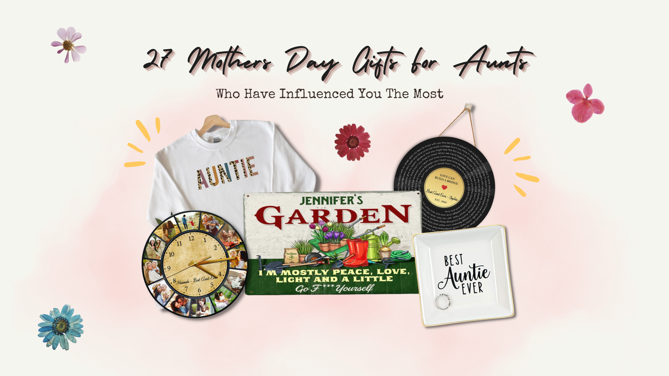 25+ Mothers Day Gifts For Aunts Who Have Influenced You The Most - FamiPrints | Trending Customizable Family Gifts