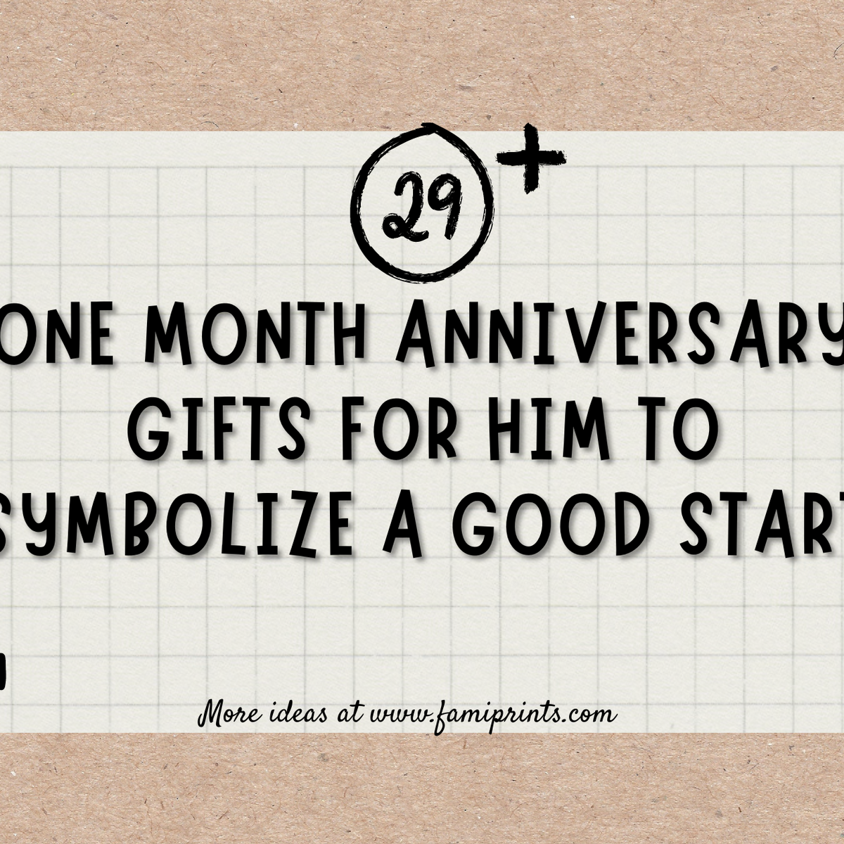26 Amazing Gifts to Celebrate Your 1 Month Anniversary - 365Canvas Blog