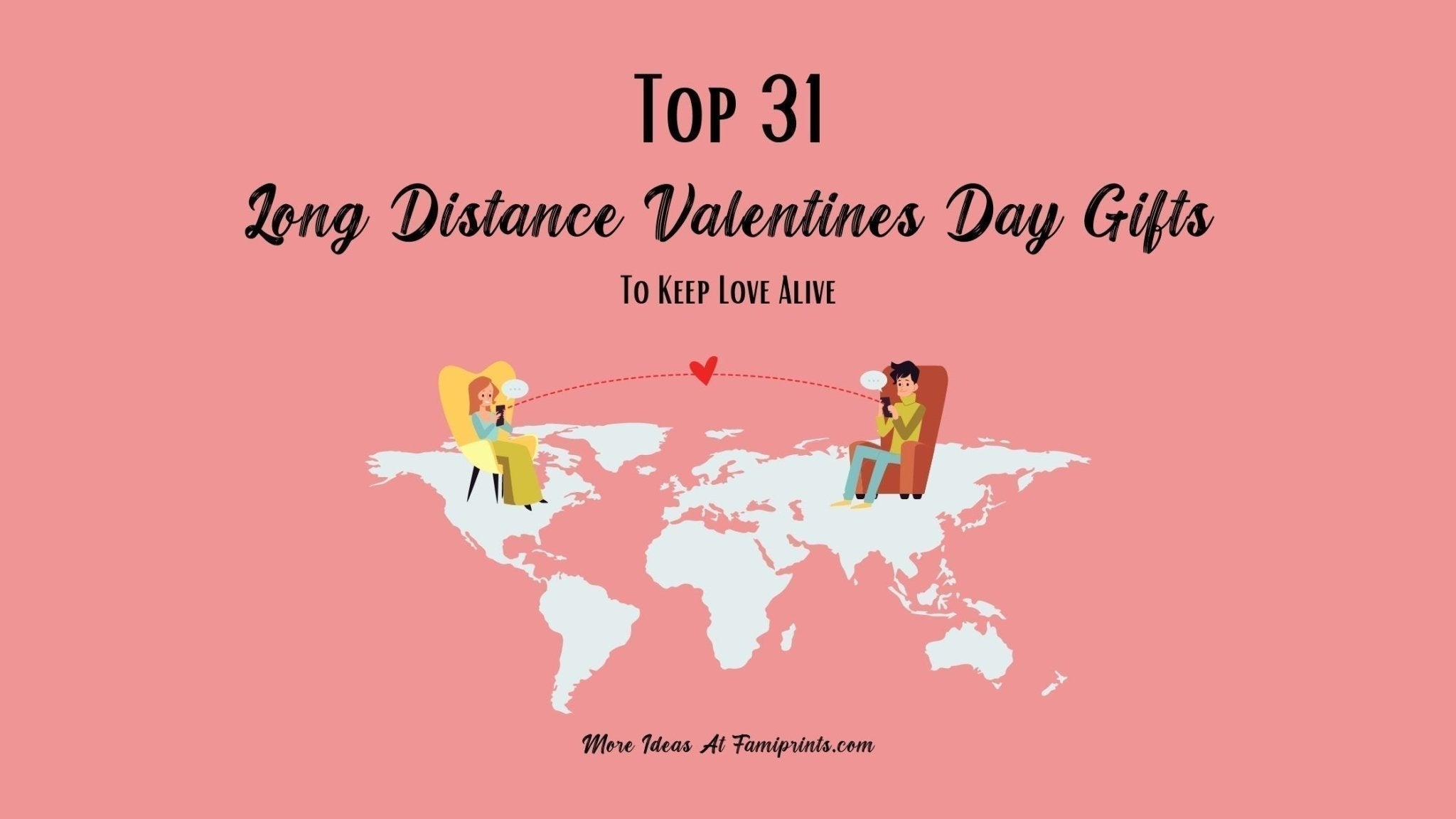 Top 31 Long Distance Valentines Day Gifts To Keep Love Alive | FamiPrints | Trending Customizable Family Gifts