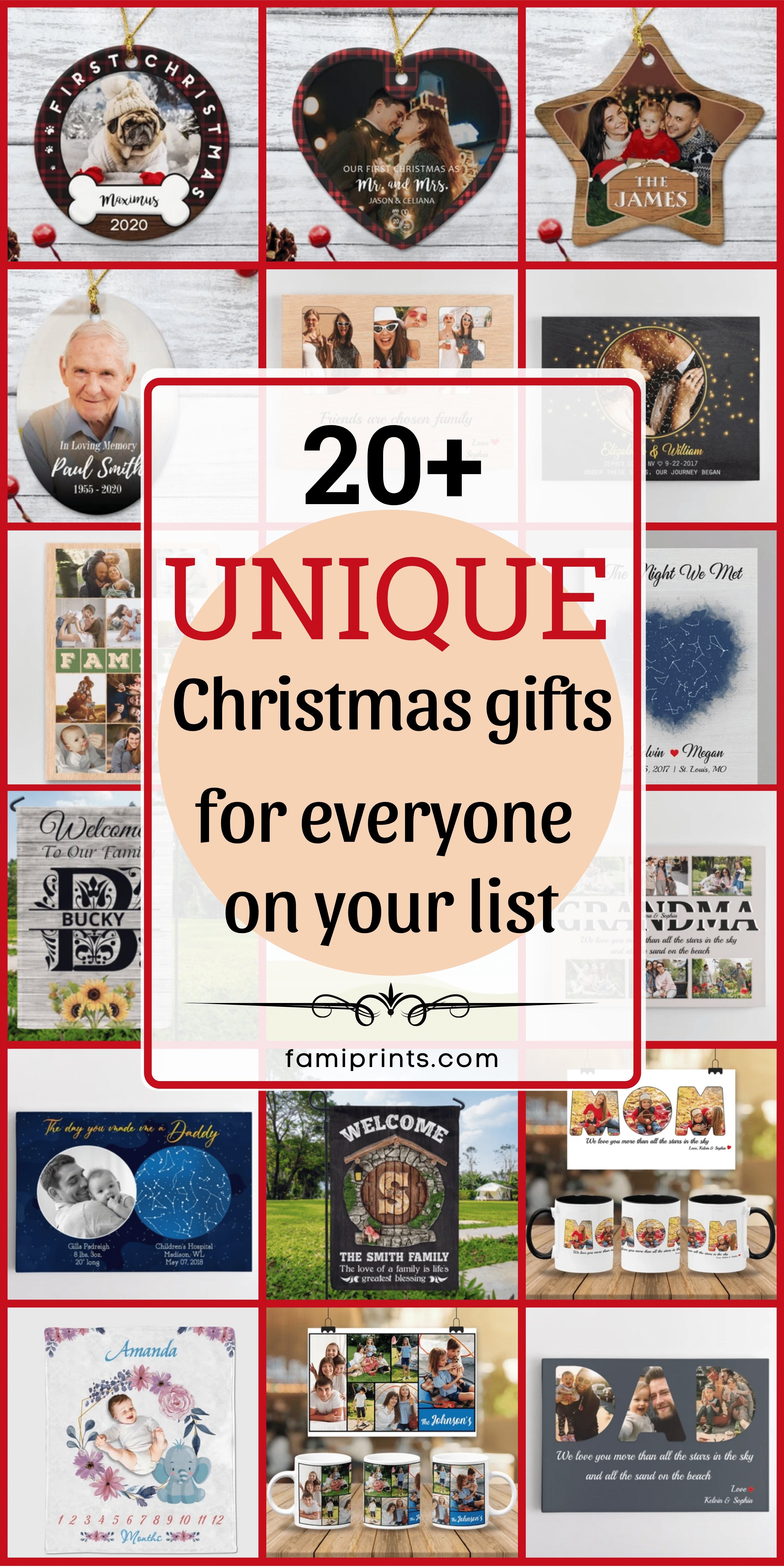Gifts For Everyone | FamiPrints | Trending Personalized Family Gifts